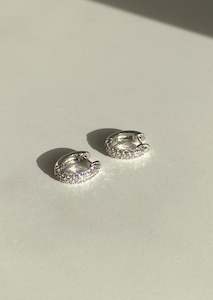 The Winter 21 Collection: Lya Hoops - Silver