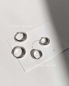 Silver Pieces: Evie Huggies - Silver