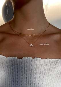 Spring 21 Drop I: Sienna Necklace - Clear