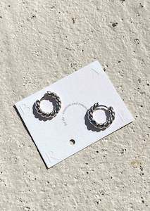 Spring Drop Ii: Sofia Hoops - Silver