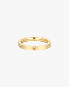 Rings: Blanca Ring Thin - Gold
