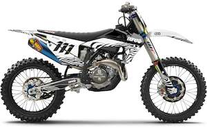 Seebra HUSQVARNA - Graphics Kit {White}