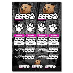 Mini Plates: Woodhill - A4 Custom Sticker Sheet