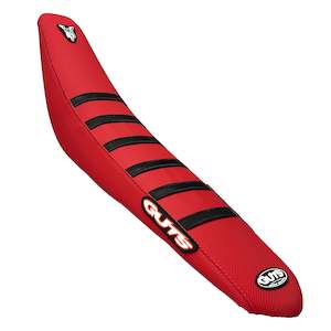 Guts Seat Covers: Guts Racing Seat Cover (GASGAS) MC85 2021-2023 BLACK RIBS, RED SIDES, RED TOP