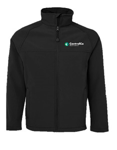 Control Co Automation: Mens soft shell layered jacket Black