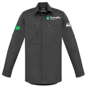 Control Co Automation: Mens long sleeves streetworx shirt Charcoal