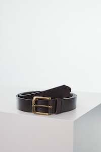 Baywood Tumbled Leather Belt
