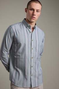 New Arrivals: Huntley Striped Oxford Shirt