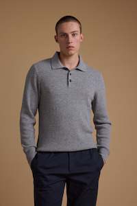 Braxton Merino Long Sleeve Polo
