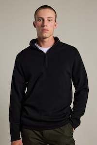 Mens Knitwear: Brandon ZQRX Merino 1/4 Zip