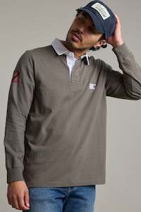 Mens Sweatshirts Hoodies: Stanford Long Sleeve Rugby