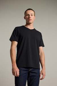 Mens Essential Tees: Organic Cotton V Neck Tee