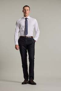 Mens White Shirts: Corran Paisley Business Shirt