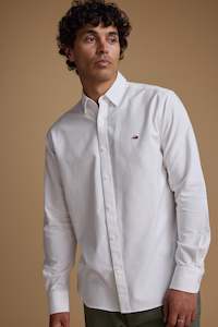 Mens White Shirts: Maynard Oxford Shirt C