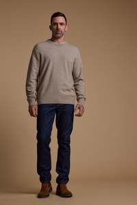 Mens Knitwear: NZ Made Perino Crew