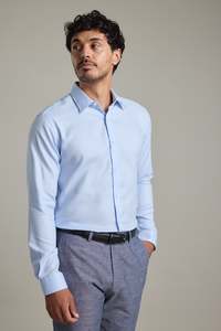Mens Shirts: Catesby Texture Business Shirt