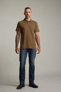 Mens Polo Shirts: Hylton Peached Polo