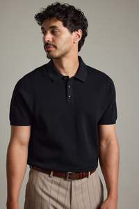Mens Knitwear: Porto Knit Polo