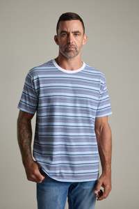 Mens Tees: Pacific Edge Stripe Tee