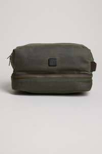 Benson Waxed Cotton Wash Bag