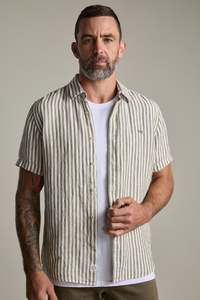 Best Sellers: Gentry Stripe Linen Shirt