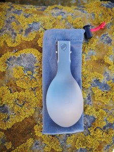Titanium Folding Spoon - Barrett Outdoors