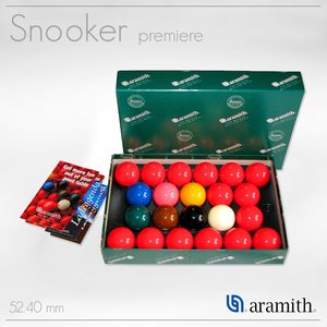 Ball Set – Snooker 2 1/16″ Aramith Premier 22 Ball set