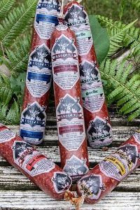 Products: Smoked Venison Salami – Red Wine Cracked Pepper