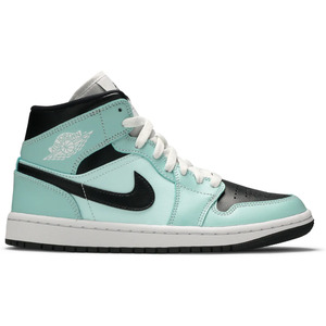 5w: Jordan 1 Mid Aqua Blue Tint (Women's)