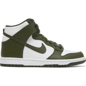 4y: Nike Dunk High Retro Cargo Khaki (GS)