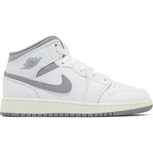 7y: Air Jordan 1 Mid Neutral Grey (GS)