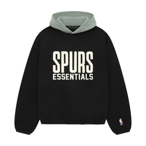 Fear of God Essentials NBA Spurs Hoodie Black/Teal