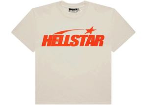 Hellstar Classic T-shirt (Regular Print) White/Orange