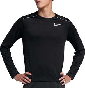 200 Under: Nike Miler T-Shirt 1.0 Long Sleeve Black