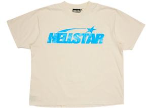 Hellstar Classic T-shirt (Gel Print) White/Blue
