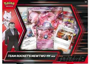 Pokemon Destined Rivals Team Rocket's Mewtwo EX Box 2025 Pokémon Scarlet & Violet