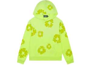 Denim Tears Mono Cotton Wreath Hoodie Neon Green