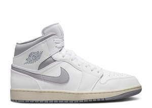 7y: Air Jordan 1 Mid GS Neutral Grey