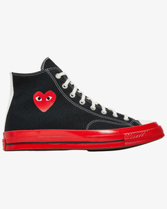 Comme des Garcons Play x Coverse Chuck 70 High Black Red