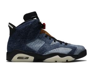 Us10: Air Jordan 6 Retro Washed Denim