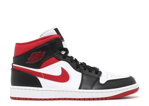 Jordan 1 Mid: Air Jordan 1 Mid Black Gym Red