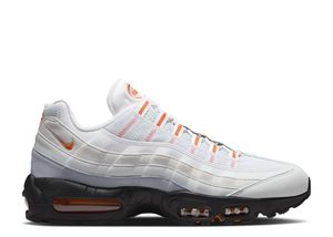 8w: Nike Air Max 95 Wolf Grey Safety Orange