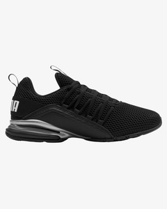 10w: PUMA AXELION LS BLACK METALLIC SILVER