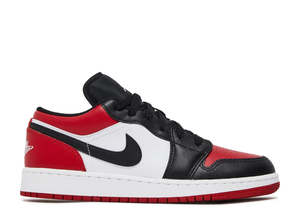 7w: Air Jordan 1 Low GS Bred Toe