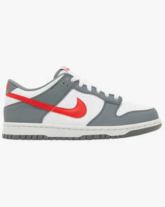 5y: Nike Dunk Low Next Nature GS Smoke Grey Light Crimson