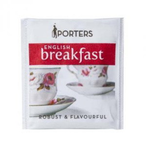Porters English Breakfast Enveloped Tea Bags - Basepoint Trade Supplies Depot