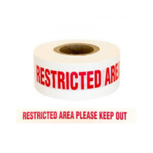 Restricted Area Tape - Basepoint Trade Supplies Depot