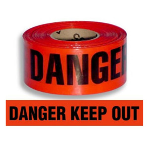 Products: Danger Keep Out Tape - Basepoint Trade Supplies Depot