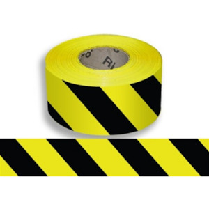 Barricade Tape – Yellow & Black Striped - Basepoint Trade Supplies Depot