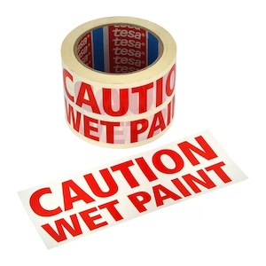 Products: Wet Paint Warning Tape - Basepoint Trade Supplies Depot